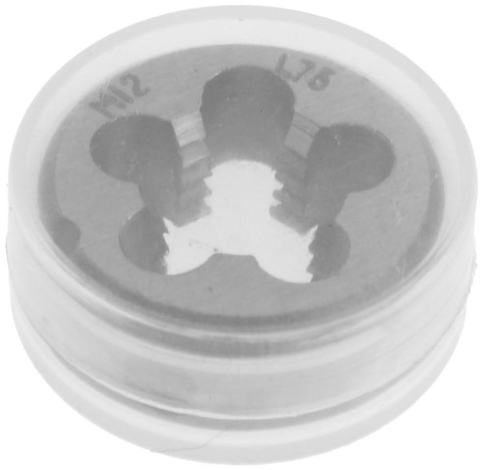 Плашка метрическая ТУНДРА, М12 х 1.75 мм