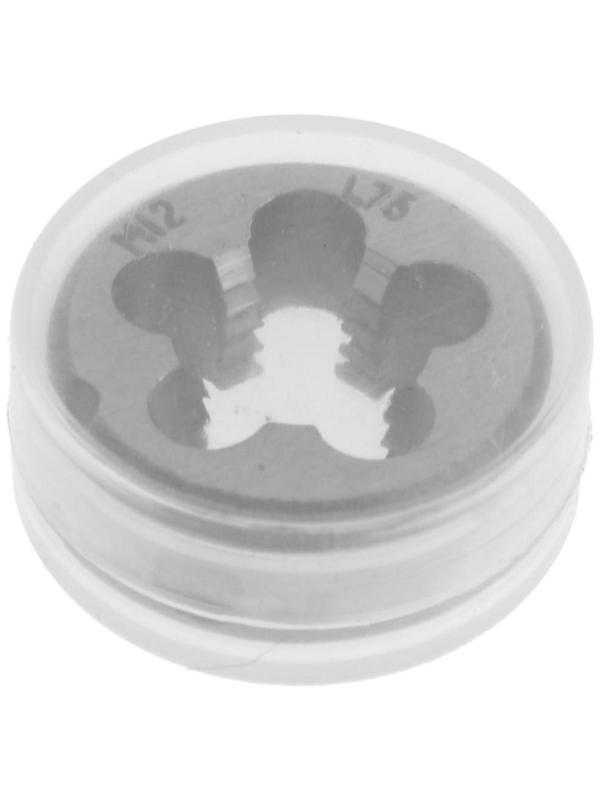 Плашка метрическая ТУНДРА, М12 х 1.75 мм