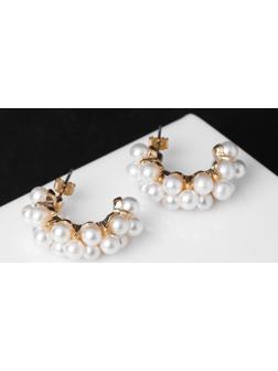 Серьги с жемчугом 