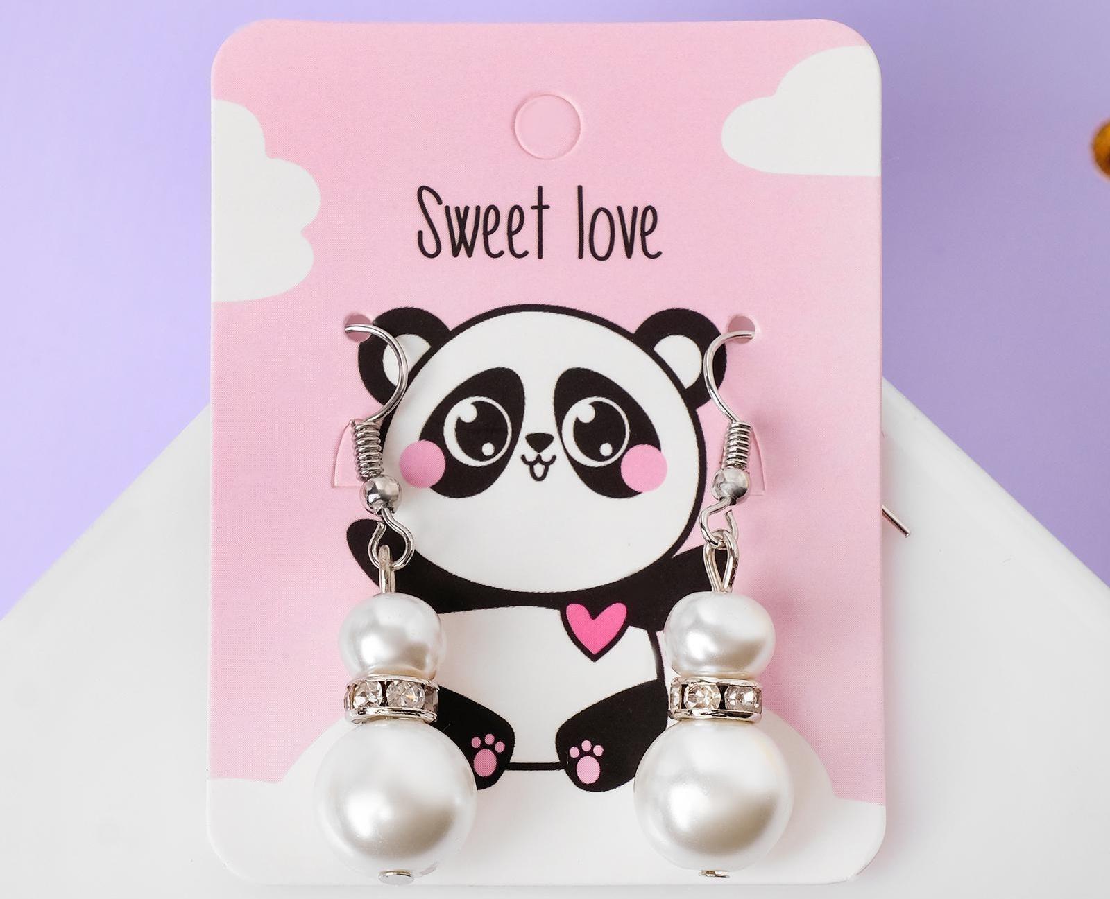 Серьги с жемчугом 