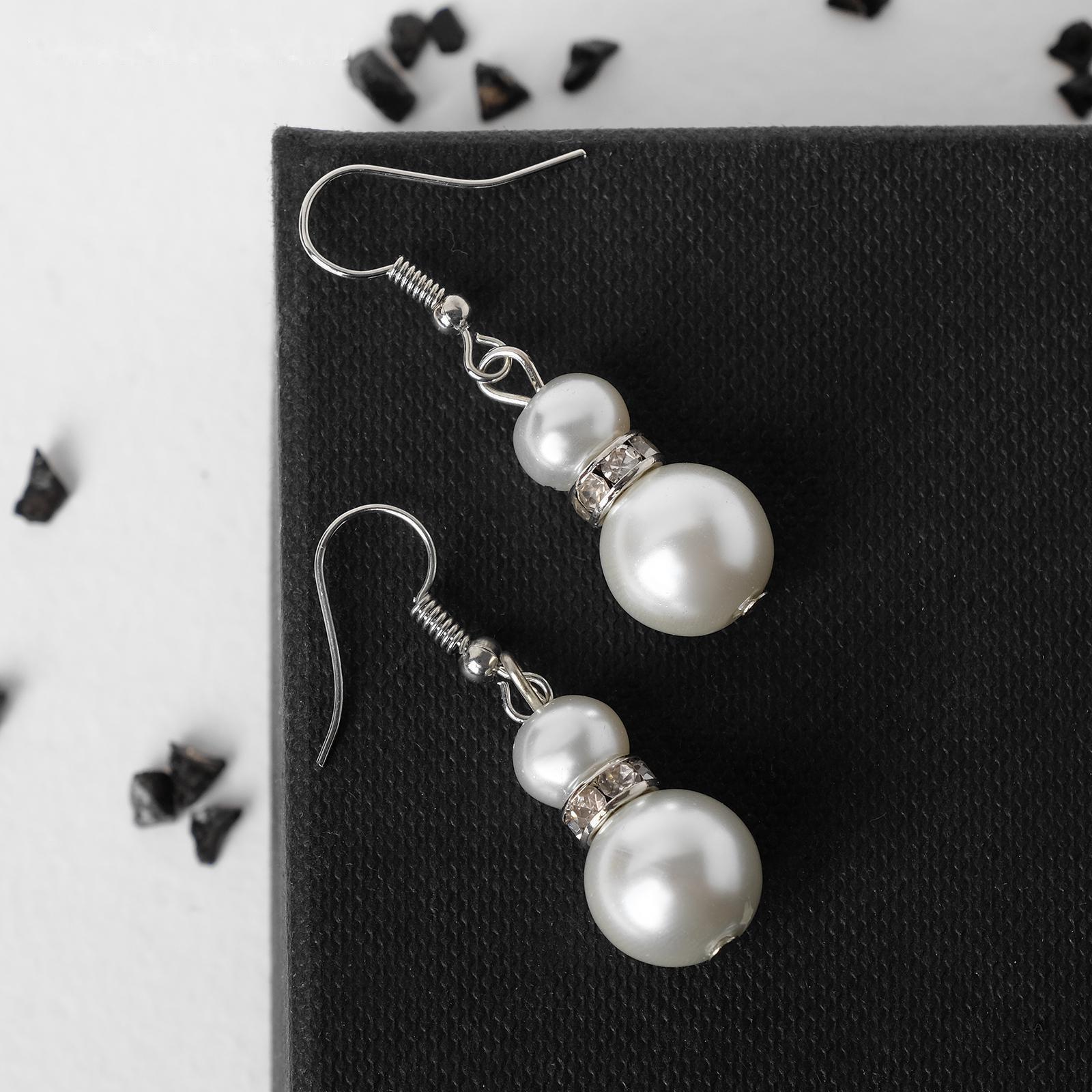 Серьги с жемчугом 