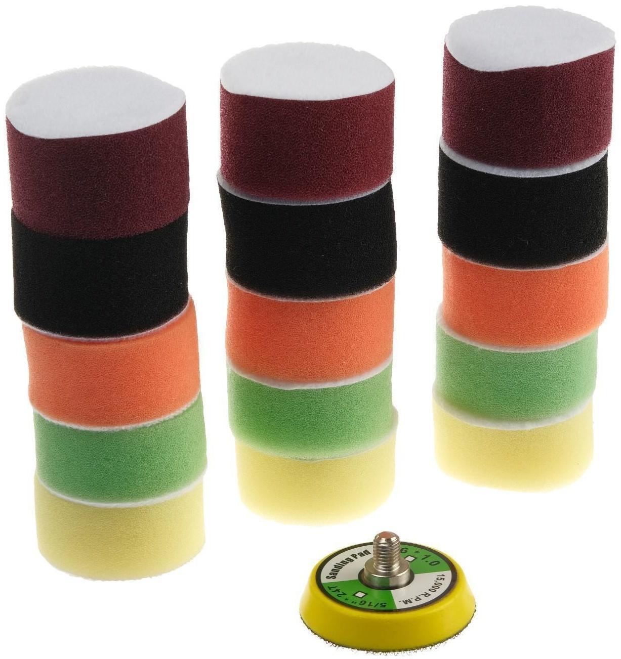 Круг для полировки TORSO, 50 мм, набор 16 предметов