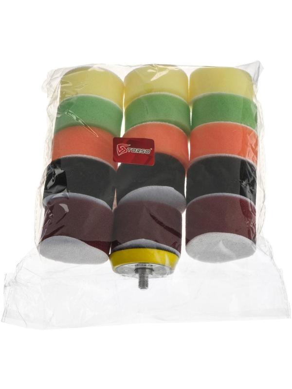 Круг для полировки TORSO, 50 мм, набор 16 предметов