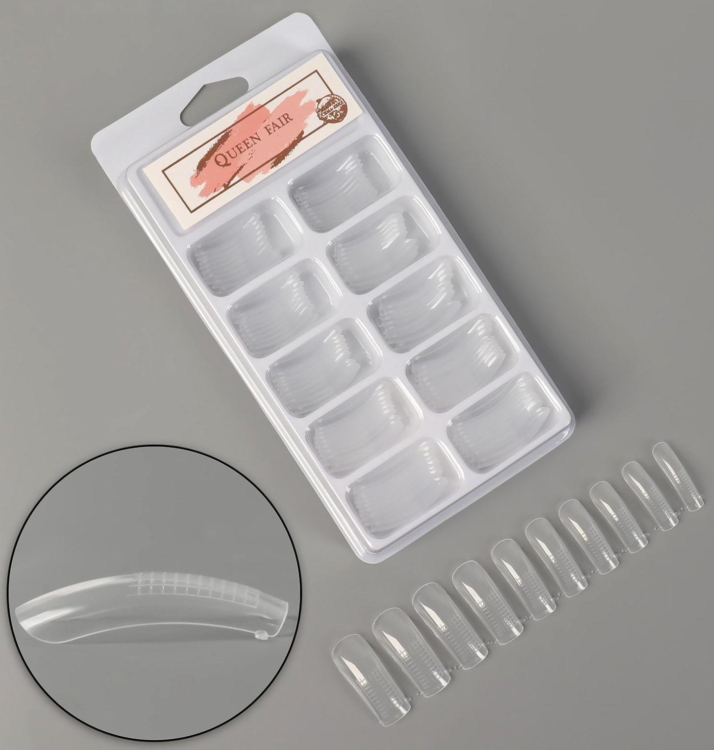 Верхние формы для наращивания в контейнере, 100 шт