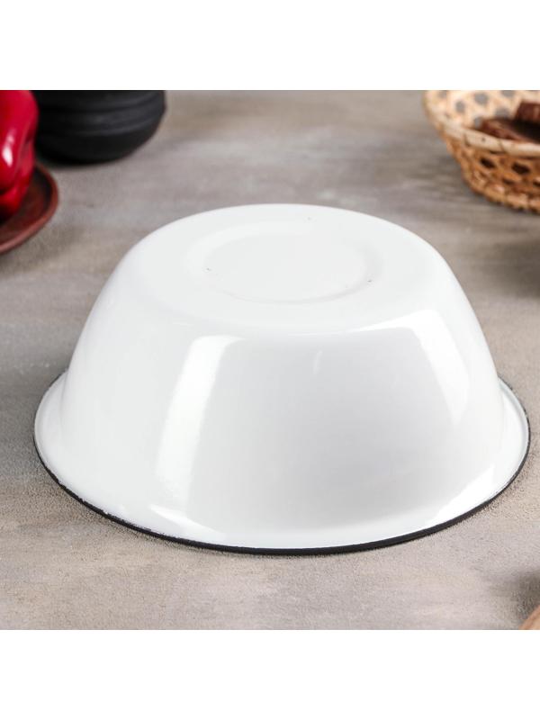 Миска, 2 л, без деколи, индукция, цвет белый