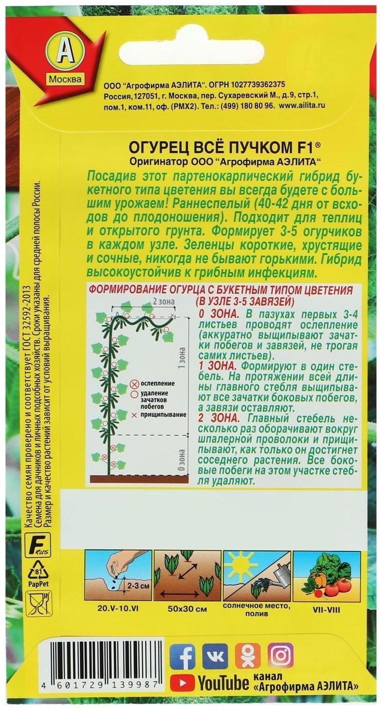 Семена огурца 