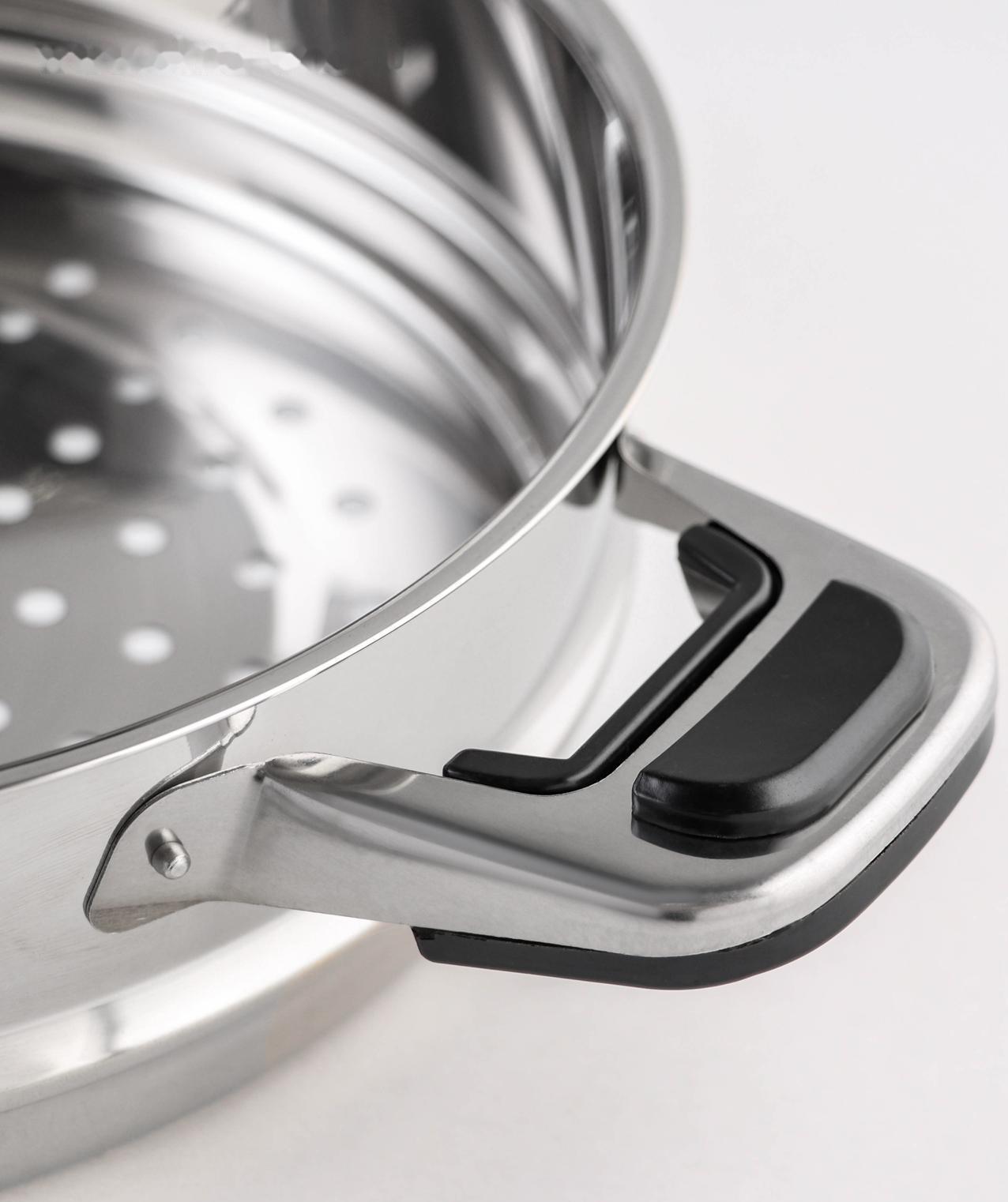 Мантоварка «Алтын», 10,7 л, d=24 см, 3 секции, с теплораспределительным слоем, стеклянная крышка, индукция