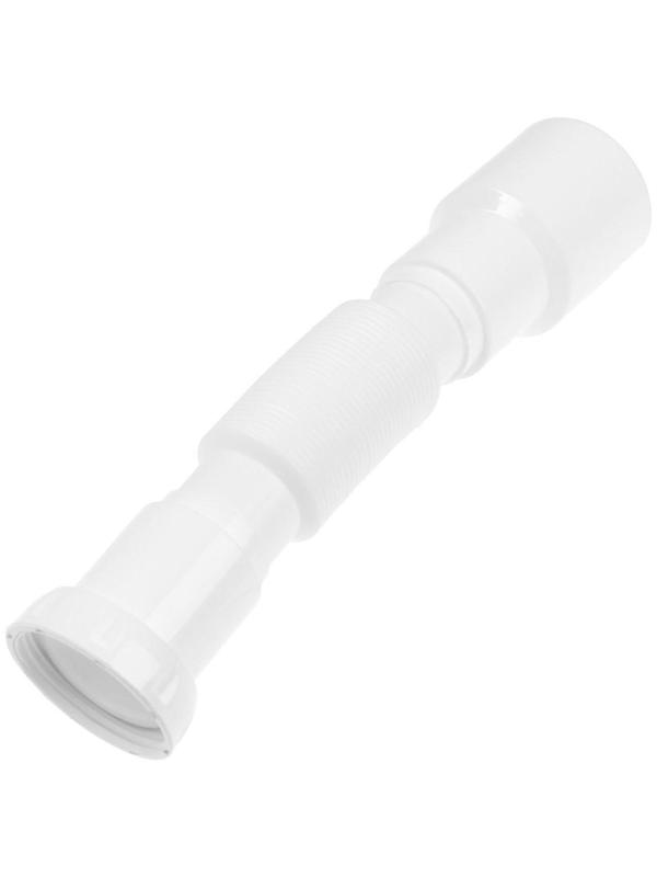 Труба гофрированная Unicorn, 45 х 40/50 мм, с гайкой, плоская прокладка, 40 см