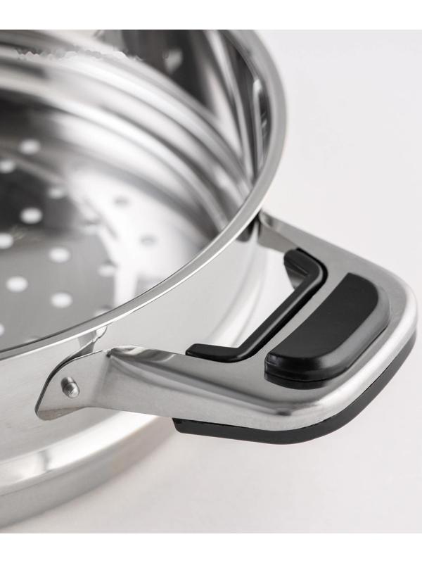 Мантоварка «Алтын», 13,7 л, d=24 см, 4 секции, с теплораспределительным слоем, стеклянная крышка, индукция