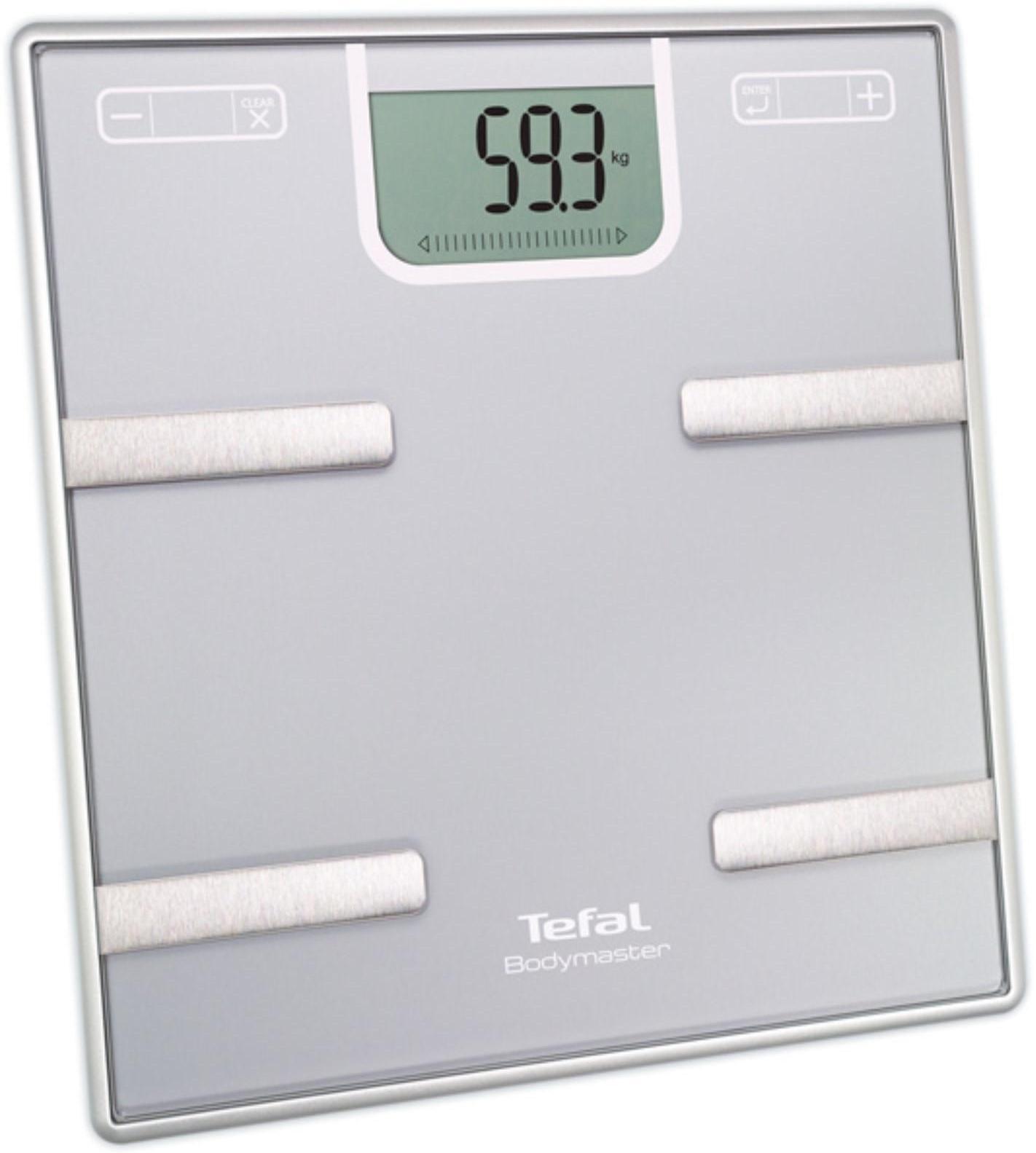 Весы Tefal BM6010, диагностические, шаг 100 гр, до 160 кг, ААА, память, серебристые