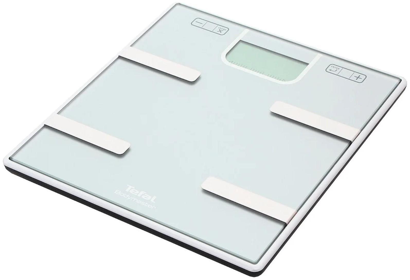 Весы Tefal BM6010, диагностические, шаг 100 гр, до 160 кг, ААА, память, серебристые