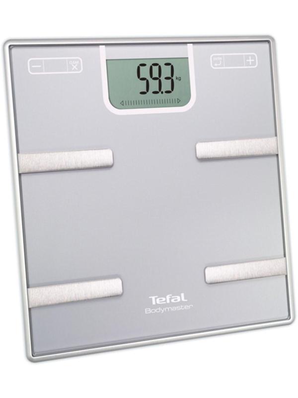 Весы Tefal BM6010, диагностические, шаг 100 гр, до 160 кг, ААА, память, серебристые