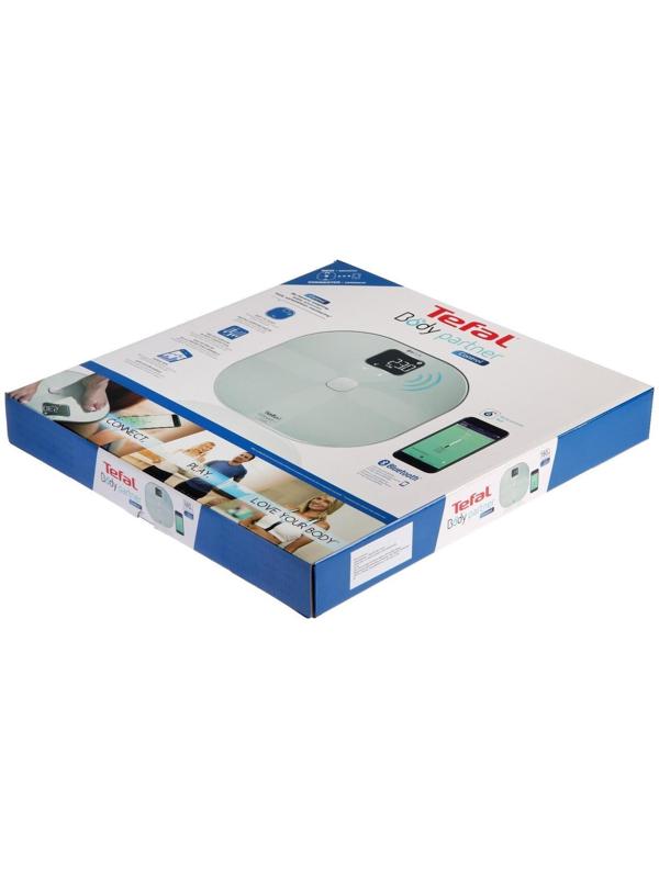 Весы Tefal BM9541S1, диагностические, до 180 кг, 4хAAA (в компл.), Bluetooth, белые