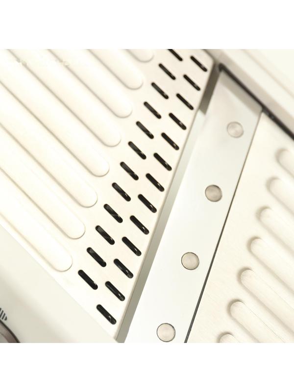 Овощерезка Magistro Stormy, с контролируемым углом нарезания, нержавеющая сталь, 35×15×14 см, цвет белый