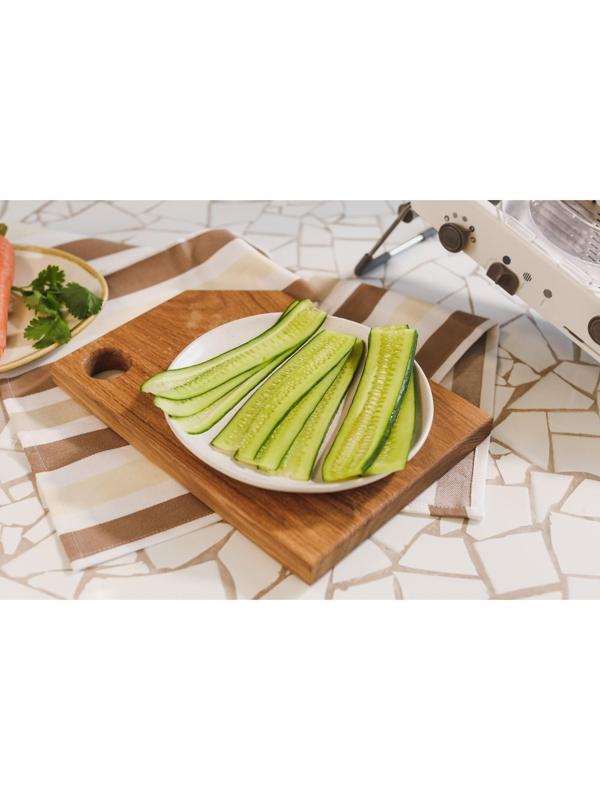 Овощерезка Magistro Stormy, с контролируемым углом нарезания, нержавеющая сталь, 35×15×14 см, цвет белый