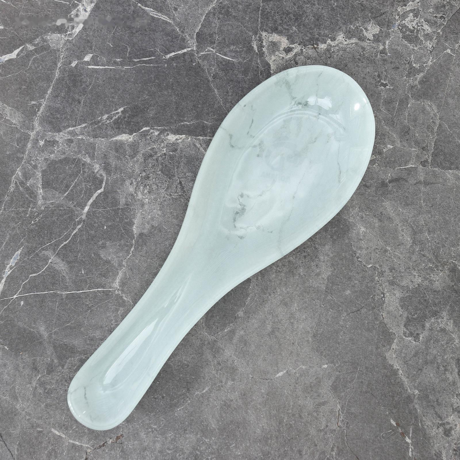 Подставка стеклянная под ложку Доляна «Марбл белый», 23,5×8,3 см