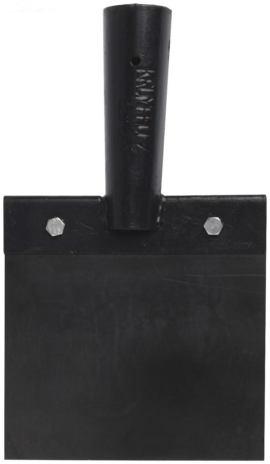 Скребок, ширина 150 мм, без черенка, тулейка 30 мм, цвет МИКС