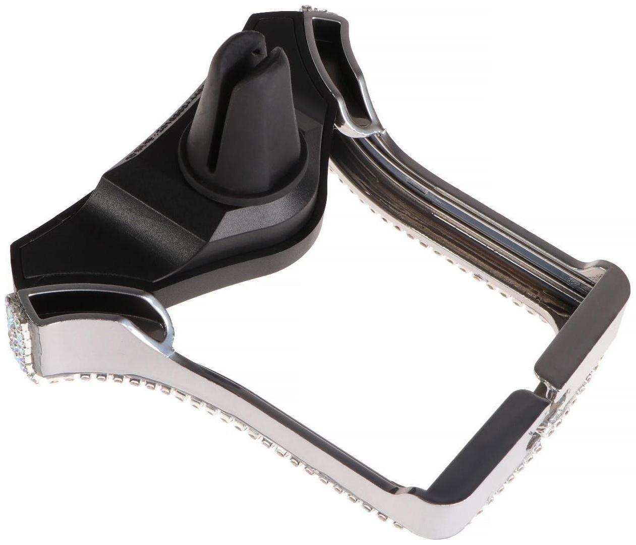 Держатель телефона в дефлектор со стразами