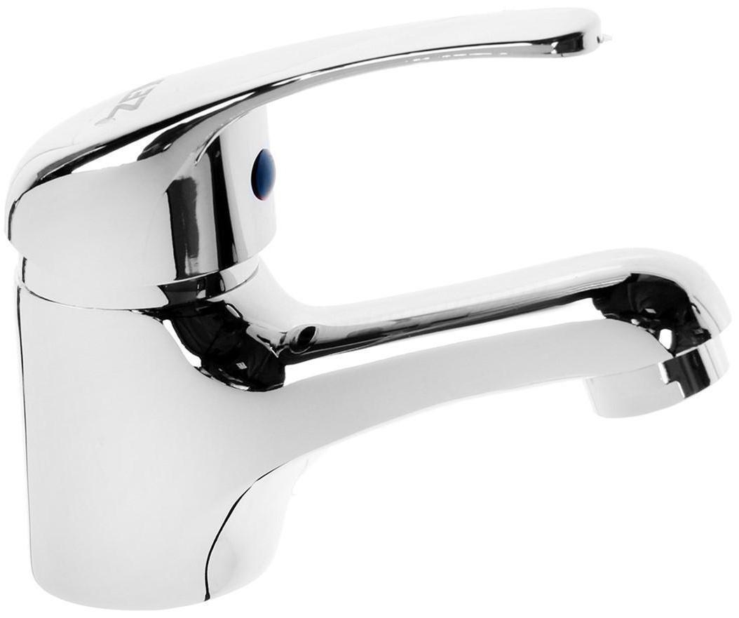 Смеситель для раковины ZEIN Z70350152, картридж керамика 35 мм, с подводкой, хром