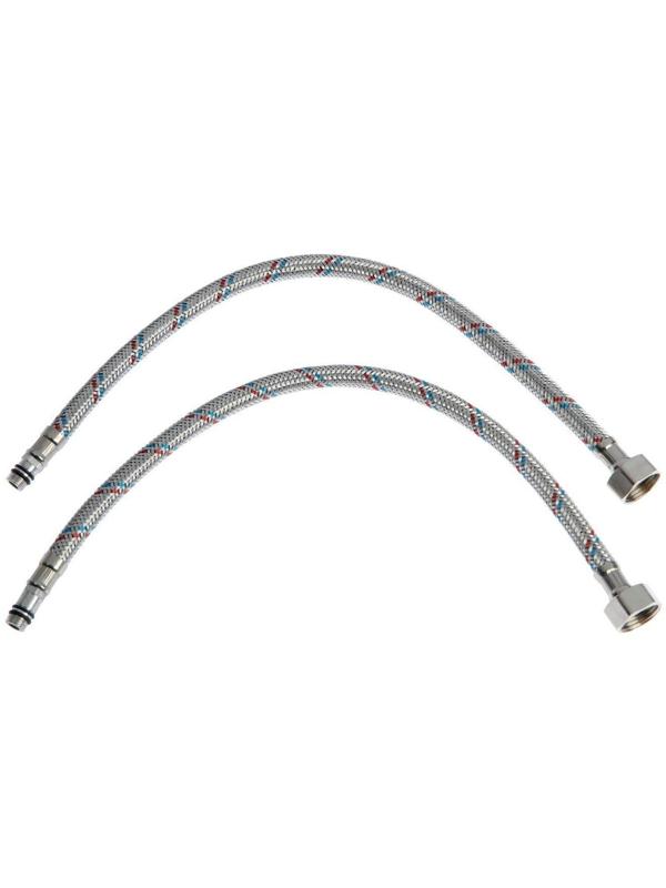 Смеситель для раковины ZEIN Z70350152, картридж керамика 35 мм, с подводкой, хром