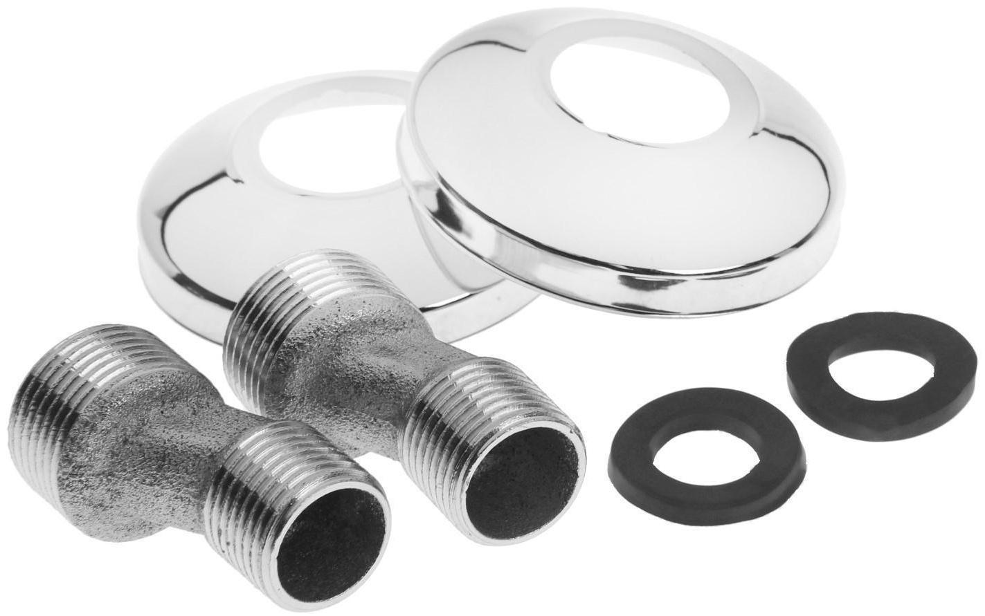 Смеситель для душа ZEIN Z2747, картридж 35 мм, с душевым набором, хром