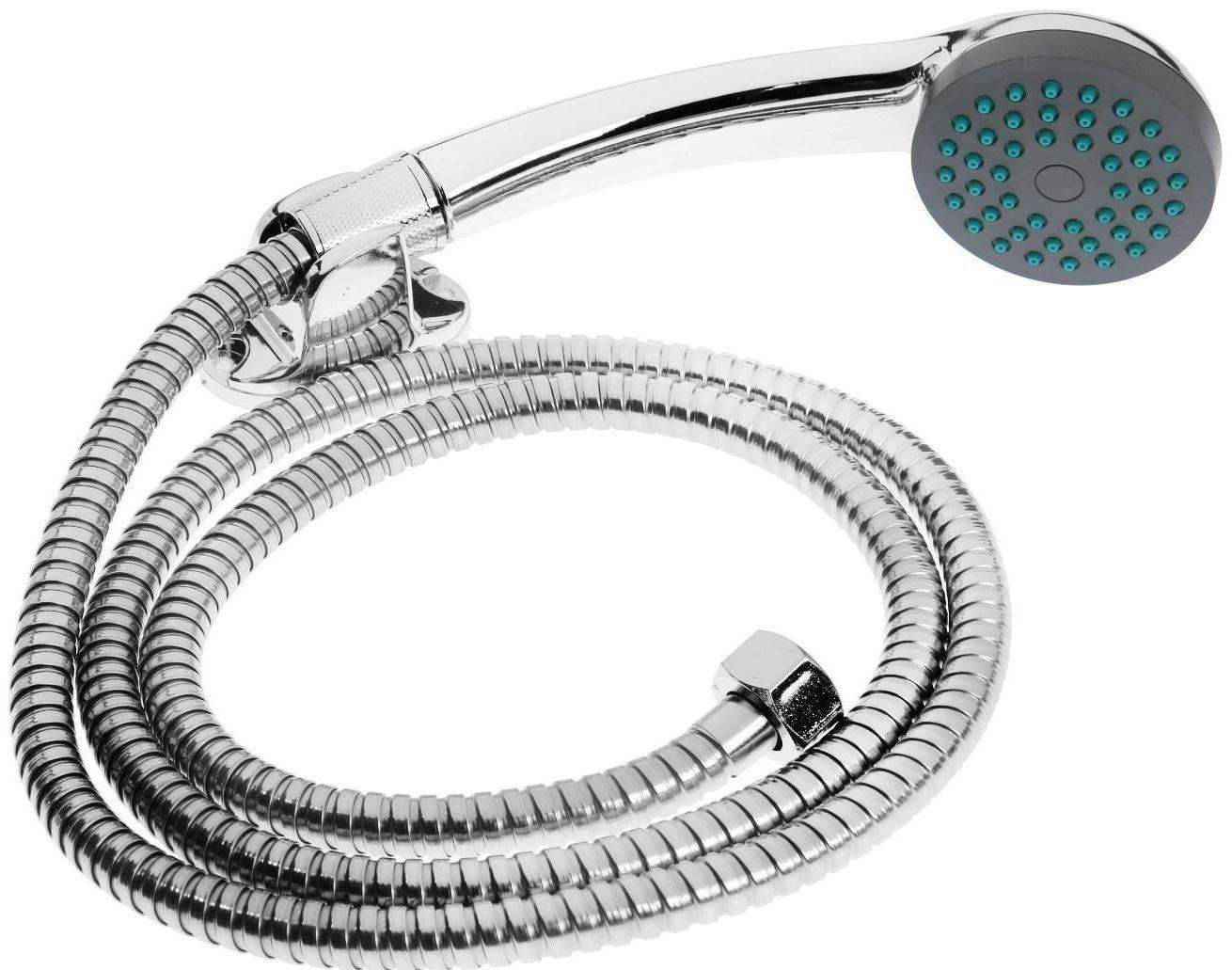 Смеситель для душа ZEIN Z2747, картридж 35 мм, с душевым набором, хром