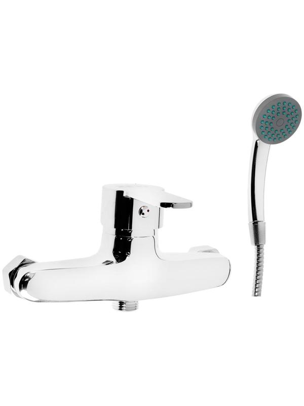 Смеситель для душа ZEIN Z2747, картридж 35 мм, с душевым набором, хром