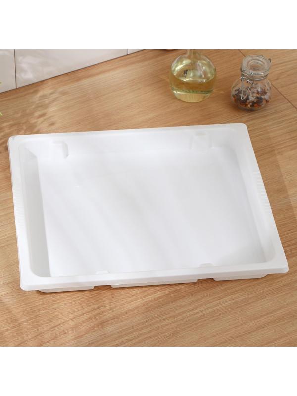 Поднос для заморозки 36×31×3,5 см, цвет белый