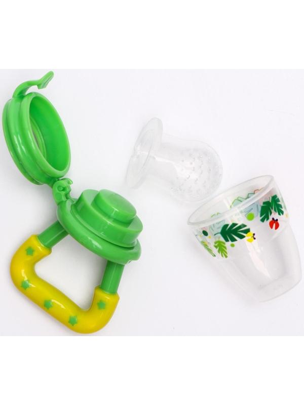 Ниблер для прикорма с силиконовой сеточкой «ТРЕНД. Леопард»