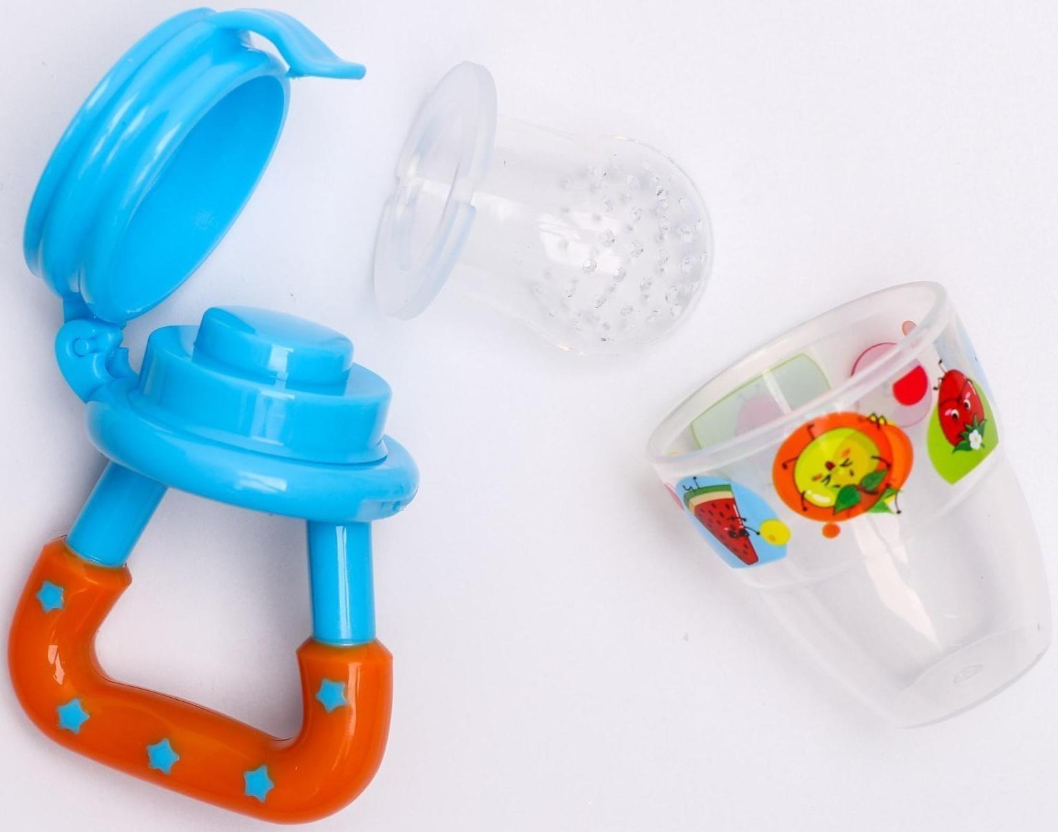 Ниблер для прикорма с силиконовой сеточкой «Фруктики»