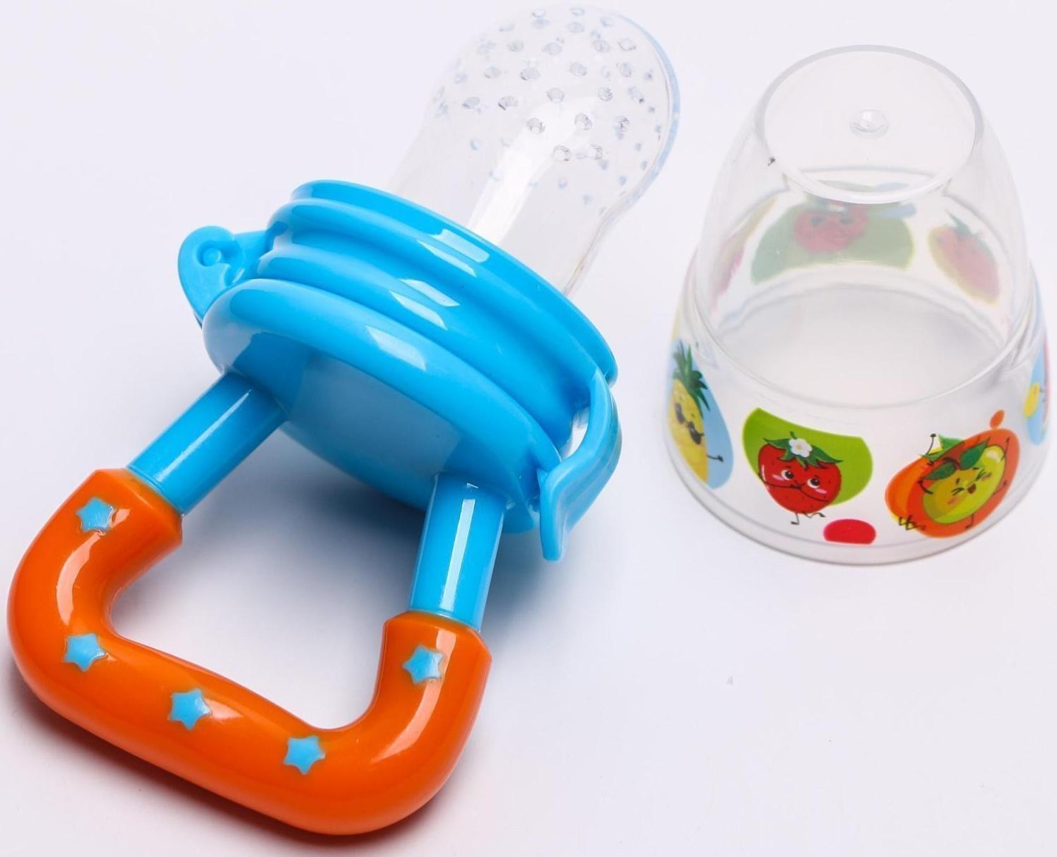 Ниблер для прикорма с силиконовой сеточкой «Фруктики»