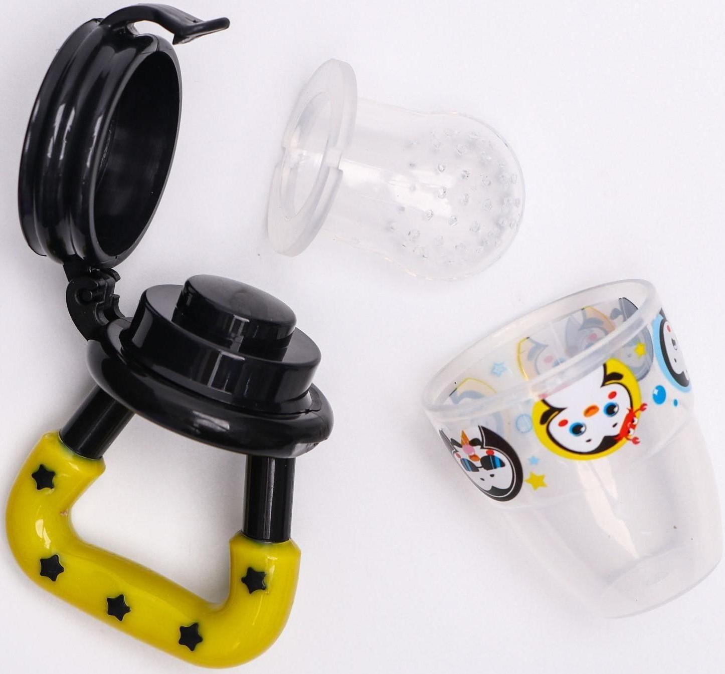 Ниблер для прикорма с силиконовой сеточкой «ТРЕНД. Пингвин»