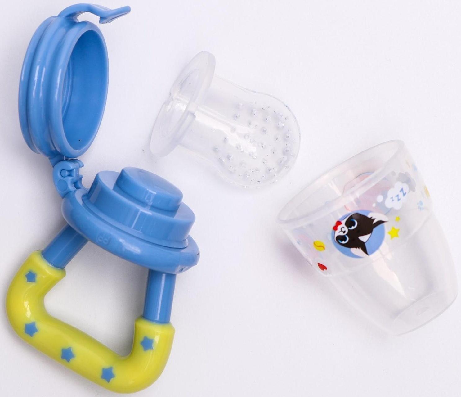 Ниблер для прикорма с силиконовой сеточкой «ТРЕНД. Пёсики»