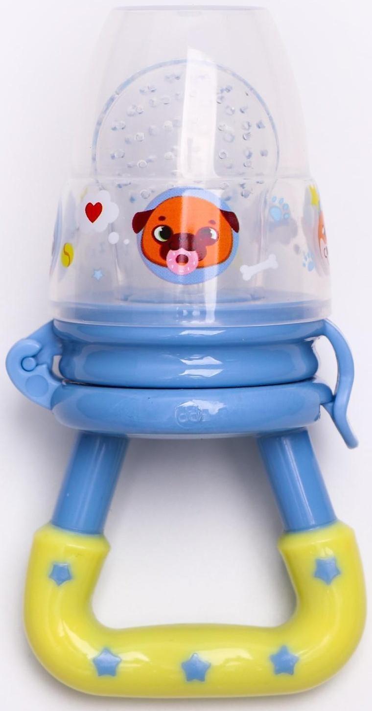 Ниблер для прикорма с силиконовой сеточкой «ТРЕНД. Пёсики»