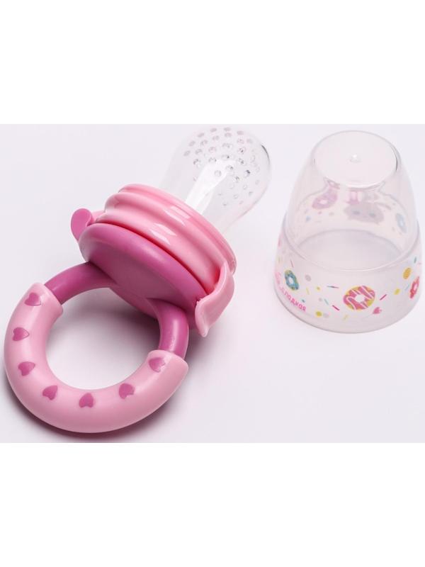 Ниблер для прикорма с силиконовой сеточкой «Зайка Полли»