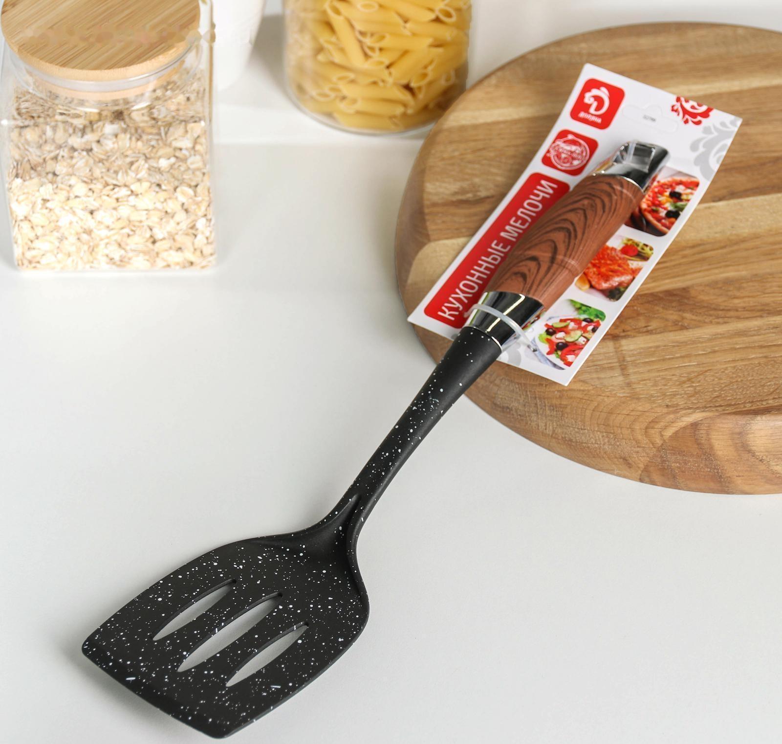 Лопатка с прорезями Доляна «Древо», 35 см