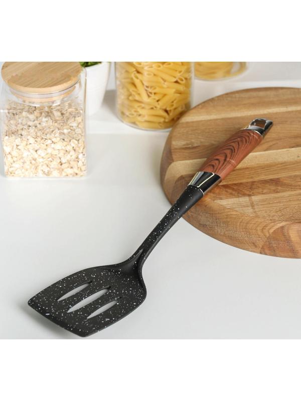 Лопатка с прорезями Доляна «Древо», 35 см