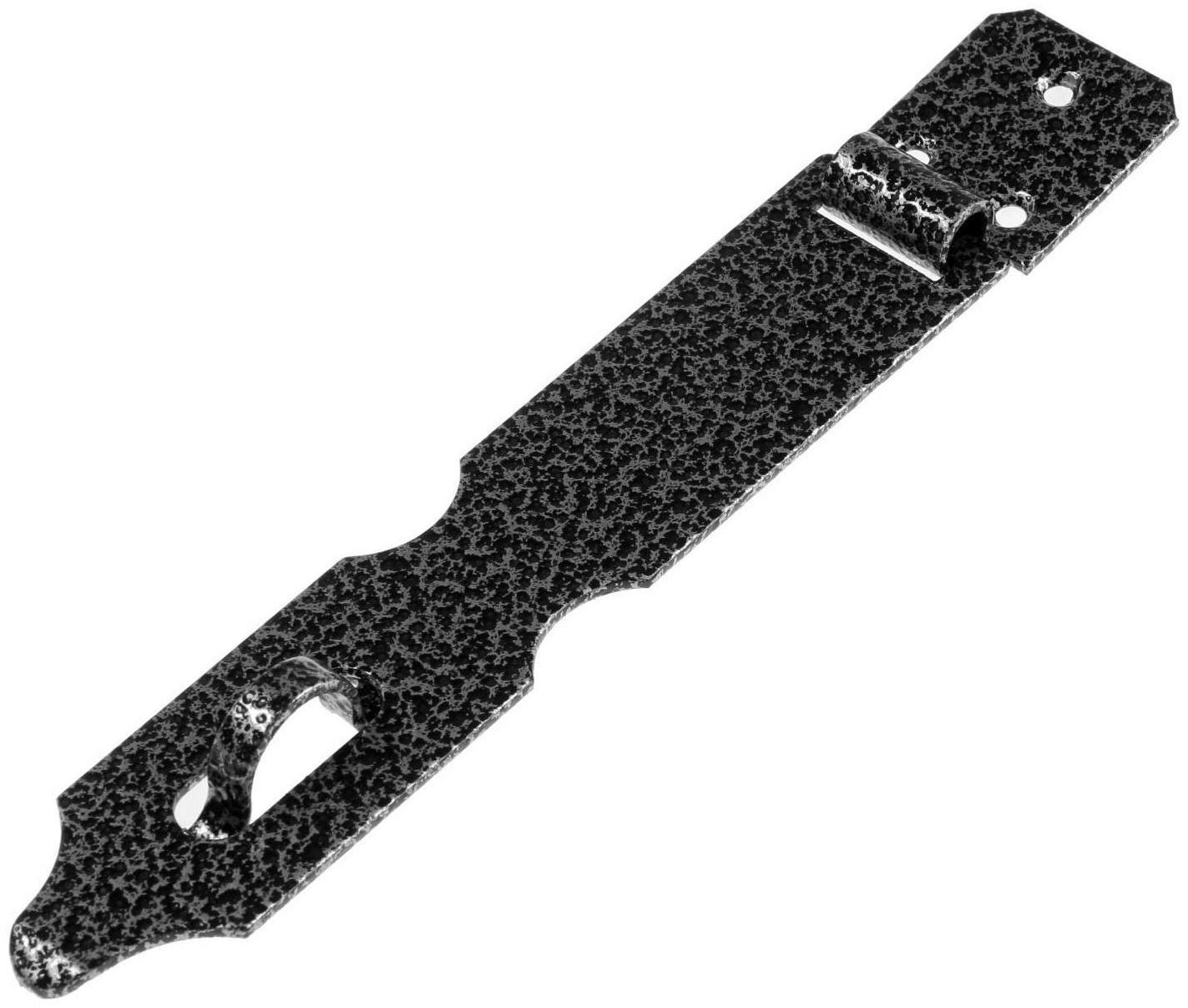 Накладка дверная ТУНДРА НДА, 180 мм, покрытие полимер, цвет серебро, 1 шт.