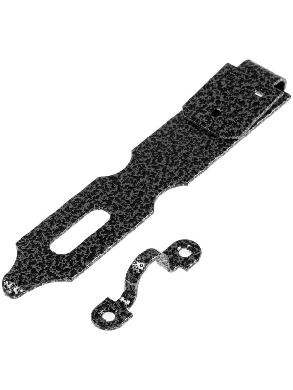 Накладка дверная ТУНДРА НДА, 180 мм, покрытие полимер, цвет серебро, 1 шт.