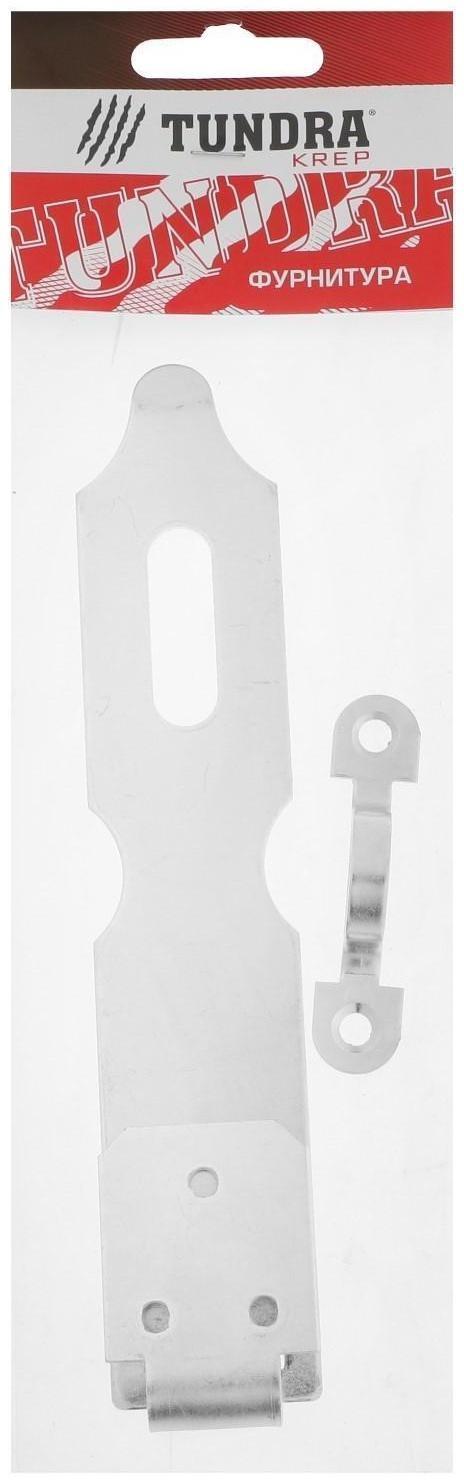 Накладка дверная ТУНДРА НДА, 180 мм, покрытие цинк, 1 шт.