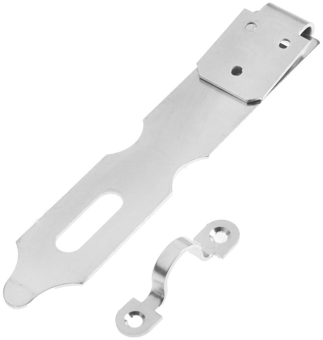 Накладка дверная ТУНДРА НДА, 180 мм, покрытие цинк, 1 шт.