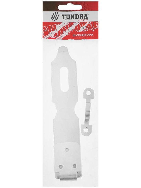 Накладка дверная ТУНДРА НДА, 180 мм, покрытие цинк, 1 шт.
