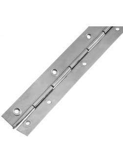 Петля рояльная ТУНДРА, 750 мм, без покрытия, 1 шт.