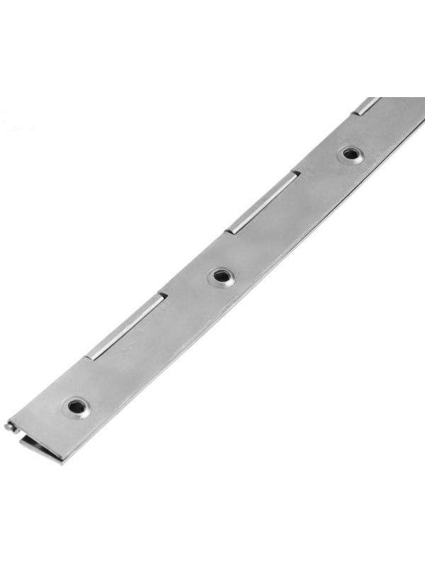 Петля рояльная ТУНДРА, 750 мм, без покрытия, 1 шт.