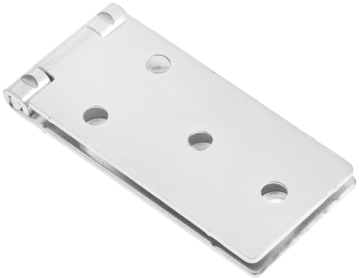 Петля карточная ТУНДРА, 140х34 мм, покрытие цинк, 1 шт.