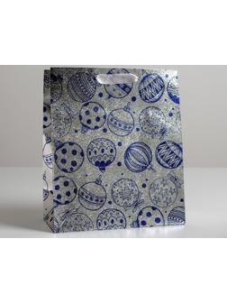 Пакет металлизированный вертикальный «Яркий праздник», ML 23 х 27 х 11.5 см