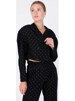 Жакет женский MINAKU: Green trend цвет чёрный, р-р 48