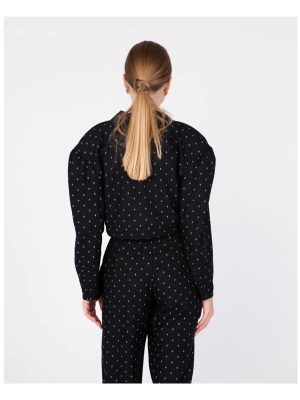 Жакет женский MINAKU: Green trend цвет чёрный, р-р 48