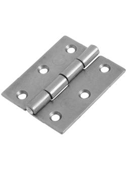 Петля карточная ТУНДРА, 50х40 мм, без покрытия, 1 шт.