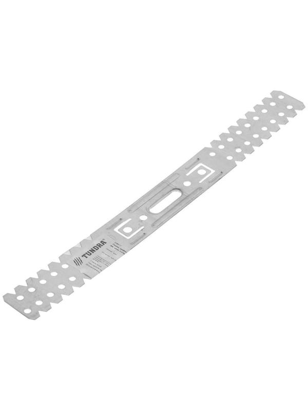 Подвес профилей ТУНДРА krep, прямой, 60х27 мм, цинк, в упаковке 1 шт.